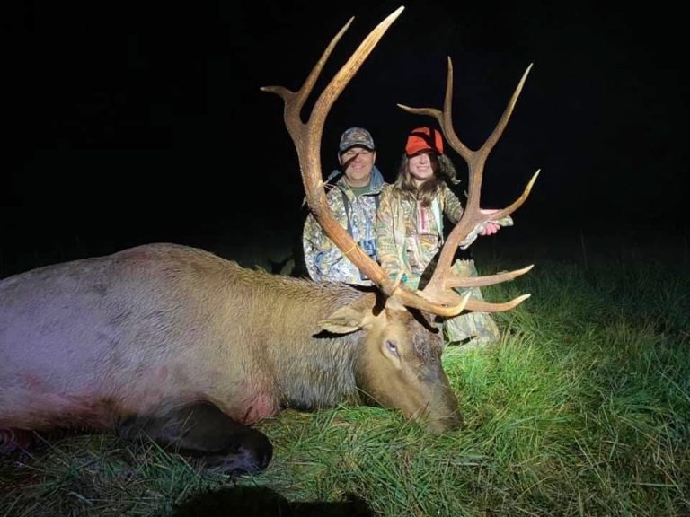 Michigan Elk A Young Huntress Benefits from Successful Conservation